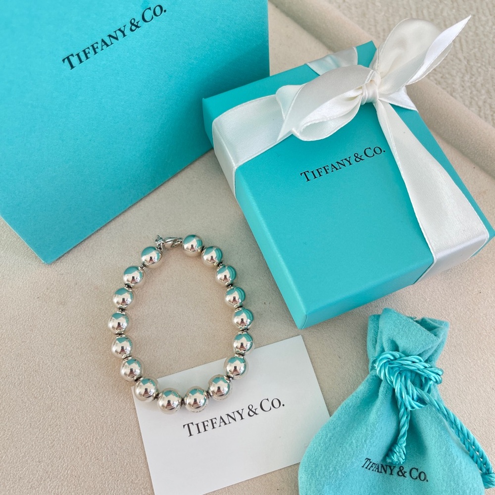Tiffany Hardwear Ball Bracelet in Silver size 7” NEW $750 in Tiffany Blue Box - Picture 6 of 16